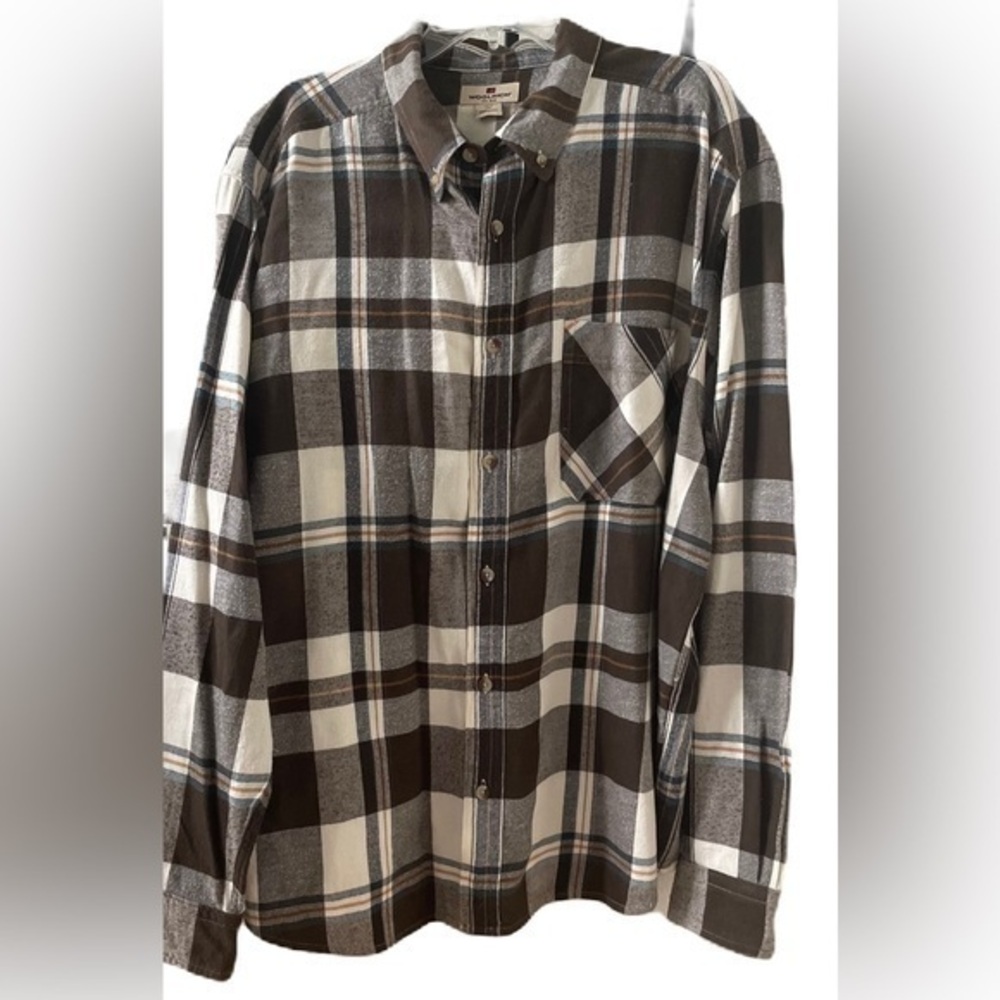 Woolrich  Men Cotton Classic Plaid Flannel Button Down Shirt